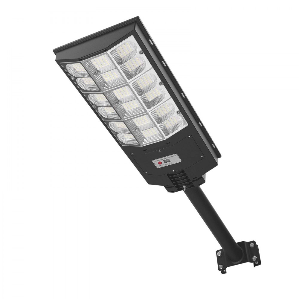 VEVOR Lampione Solare da Esterno 12000 W 900000 LM, Faretto per Parcheggio Commerciale 1 pezzo, Lampada di Sicurezza a LED con Sensore di Movimento, Illuminazione Esterna Impermeabile IP65