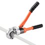 VEVOR Utensile Pinza di Crimpatura Idraulico per Raccordi per Tubi Flessibili con Ganasce TH16, TH20, TH26 e TH32 per Tubi in PEX e Alluminio-Plastica e Ganasce V12, V15, V18, V22