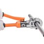 VEVOR Pinza Crimpatrice Idraulica, Pinza Crimpatrice per Tubi in Acciaio Inossidabile, Raccordi per Tubi con Ganasce V12 V15 V18 V22 V28, Custodia per il Trasporto, Kit di Crimpatura