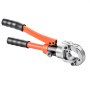 VEVOR Pinza Crimpatrice Idraulica, Pinza Crimpatrice per Tubi in Acciaio Inossidabile, Raccordi per Tubi con Ganasce V12 V15 V18 V22 V28, Custodia per il Trasporto, Kit di Crimpatura