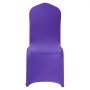VEVOR Coprisedie per Sedia, 50 Pezzi, Coprisedie in Poliestere e Spandex Lavabili e Rimovibili per Feste di Matrimonio, Banchetti da Sala da Pranzo, Adatti a Sedie 51 x 45 x 95 cm, Viola