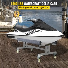 VEVOR Watercraft PWC Dolly Jet Ski Stand Carrello portaoggetti Rimorchio con capacità di 1300 libbre