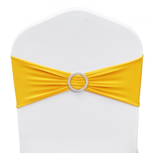 100 Pezzi Fasce Per Sedie In Spandex, Fasce Scorrevoli Per Sedie Per