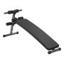 VEVOR Sit Up Bench, Folding Curved Decline Ab Bench, with 5 Adjustable Height Settings, Heavy-Duty Steel, Non-Slip Design, 226 Kg Capacity for Home Gym Workouts, Strength Training, Full Body Muscles