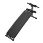 VEVOR Sit Up Bench, Folding Curved Decline Ab Bench, with 5 Adjustable Height Settings, Heavy-Duty Steel, Non-Slip Design, 226 Kg Capacity for Home Gym Workouts, Strength Training, Full Body Muscles