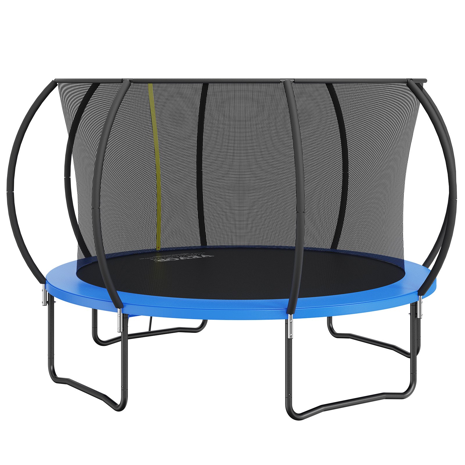 VEVOR Trampolino Elastico per Bambini da 3,7 m per Esterni e Interni, Portata Massima 180 kg, con Rete di Sicurezza a 360°, Copertura in Schiuma, Trampolino per Parco Divertimenti in Cortile Giardino