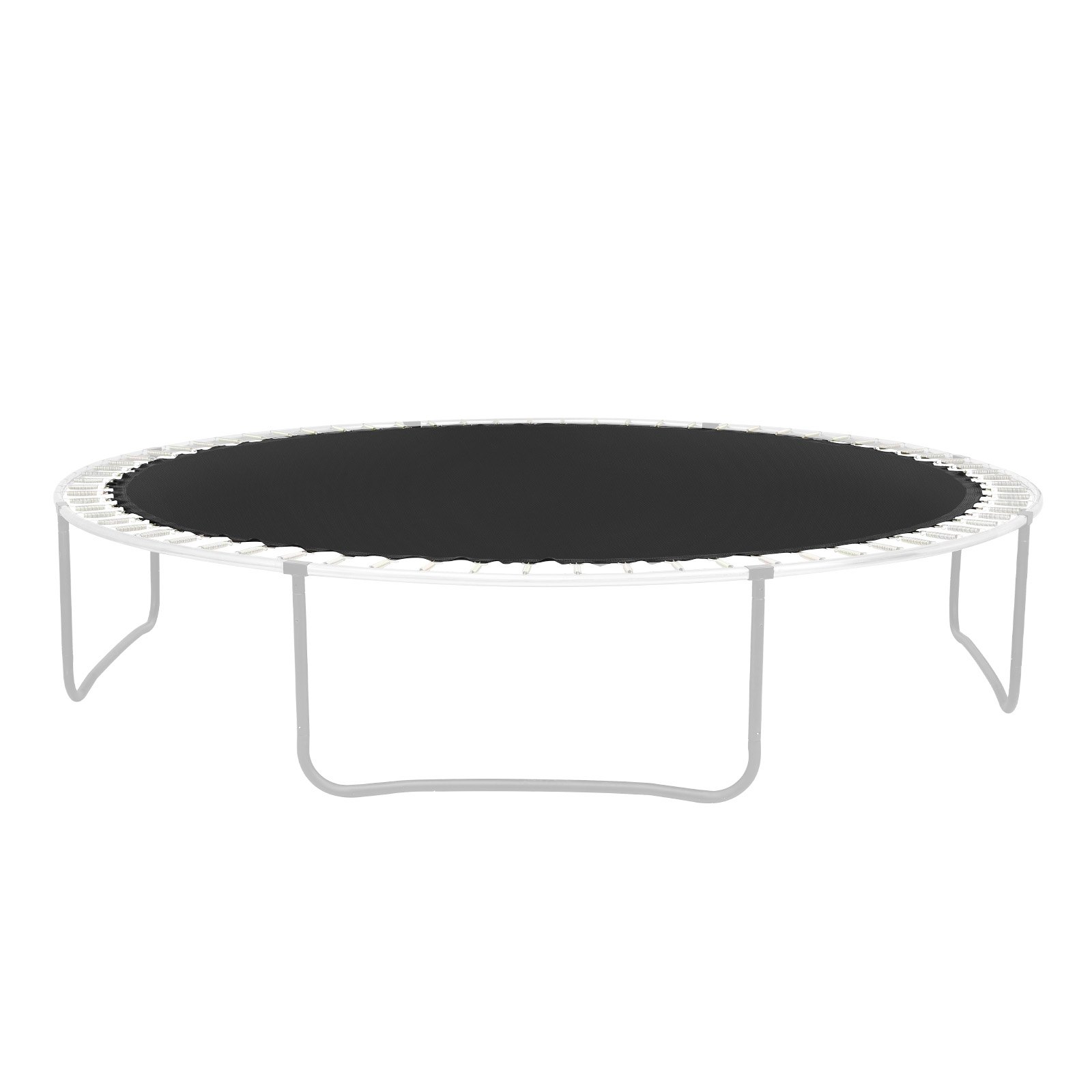 VEVOR Tappetino di Ricambio per Trampolino, Tappetino da Salto Universale Trampolino Rotondo 365 cm, Rinforza Tappetino Resistente ai Raggi UV, Tappetino con 72 Molla Anelli V, Molle 14 cm Lunghezza