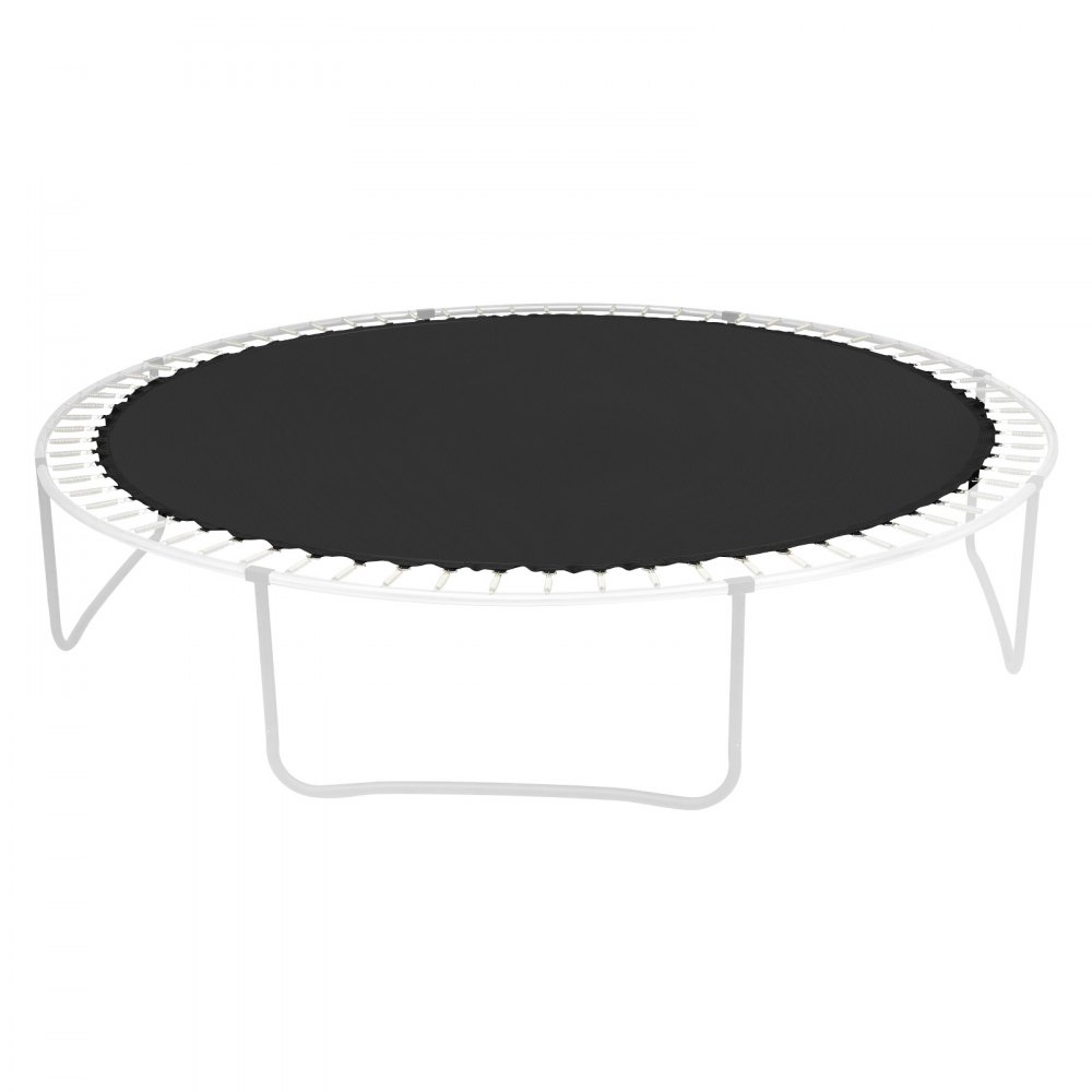 VEVOR Tappetino di Ricambio per Trampolino, Tappetino da Salto Universale Trampolino Rotondo 396 cm, Rinforza Tappetino Resistente ai Raggi UV, con 80 Molla Anelli V, Molle 17,8 cm Lunghezza