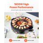 VEVOR Pentola Hot Pot con Griglia 1800W Elettrica BBQ Coreano Antiaderente