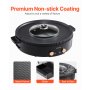 VEVOR Pentola Hot Pot con Griglia 1800W Elettrica BBQ Coreano Antiaderente