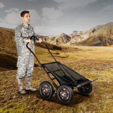 VEVOR Carrello da Gioco Carrello da Trasporto Pieghevole 227 kg per Caccia