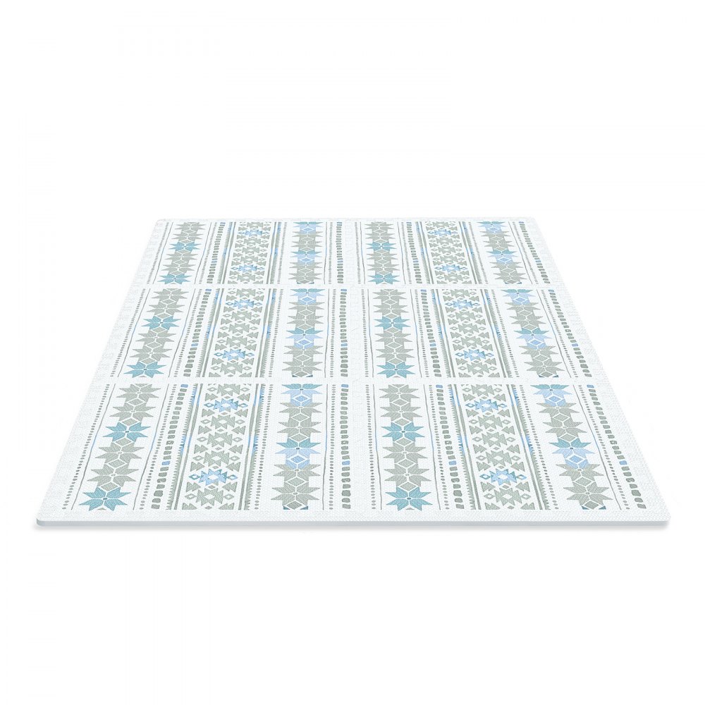 VEVOR Play Mat for Children, 6-Piece Set, EVA Foam Play Mat, 61 x 61 cm Puzzle Play Mat with 24 Square Feet, Interlocking Toddler Mats for Playrooms and Children's Rooms, Light Grey