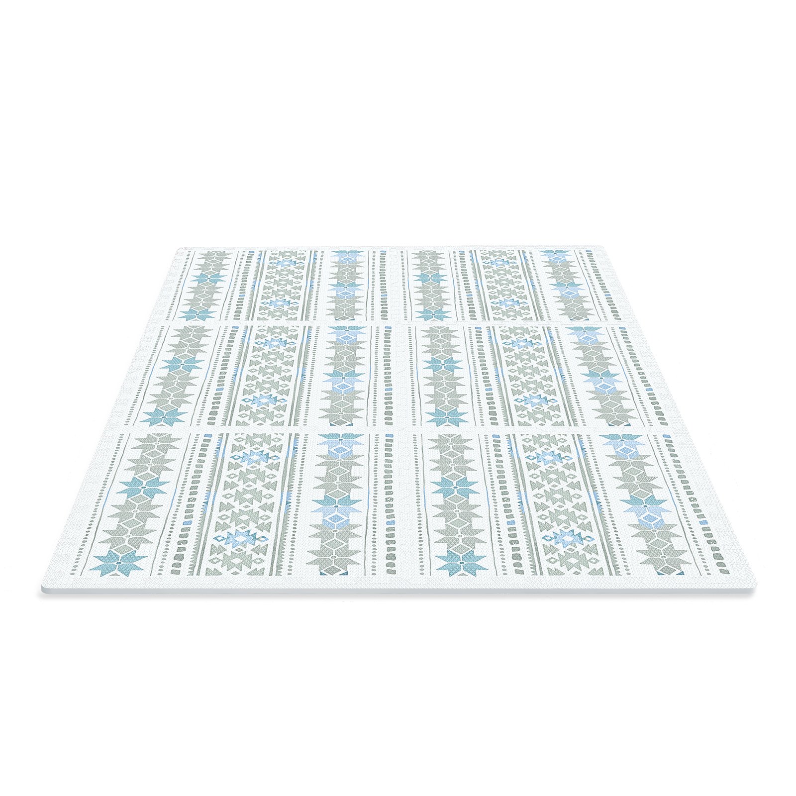 VEVOR Play Mat for Children, 6-Piece Set, EVA Foam Play Mat, 61 x 61 cm Puzzle Play Mat with 24 Square Feet, Interlocking Toddler Mats for Playrooms and Children's Rooms, Light Grey