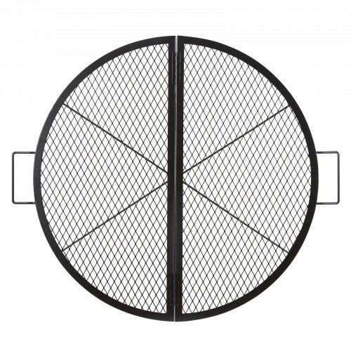 Griglia Rotonda Per Barbecue Da Campeggio In Acciaio Inox - Diametro 43 Cm - Leggera E Lucidata A Specchio - 2