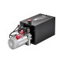 VEVOR Pompa Idraulica da 15 Litri 1600W Doppio Effetto per Rimorchio Portata 3,4L/min, Pressione di Scarico max 22 MPa, Centralina Idraulica per Sollevamento Autocarri, Installazione Orizzontale