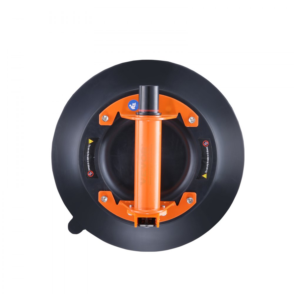 VEVOR Ventosa per Piastrelle 254 mm Ventosa per Vetro Portata 449 kg con Maniglia in Acciaio PP Scatola da Trasporto Ventosa per Sollevamento Industriale per Lastre di Vetro Piastrelle Metallo Legno
