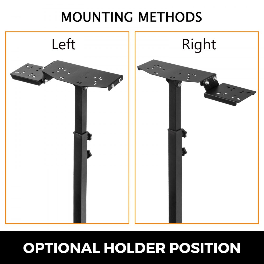 VEVOR Racing Wheel Stand PRO Shifter Mount Altezza Regolabile Guida simulatore Cabina di pilotaggio Compatibile con Logitech Gaming Cockpit