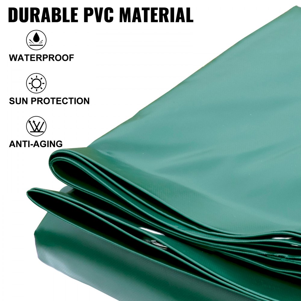 Vevor Copertura Gonfiabile Rotonda Verde Per Piscina Da 2m Telo Piscina Esterni