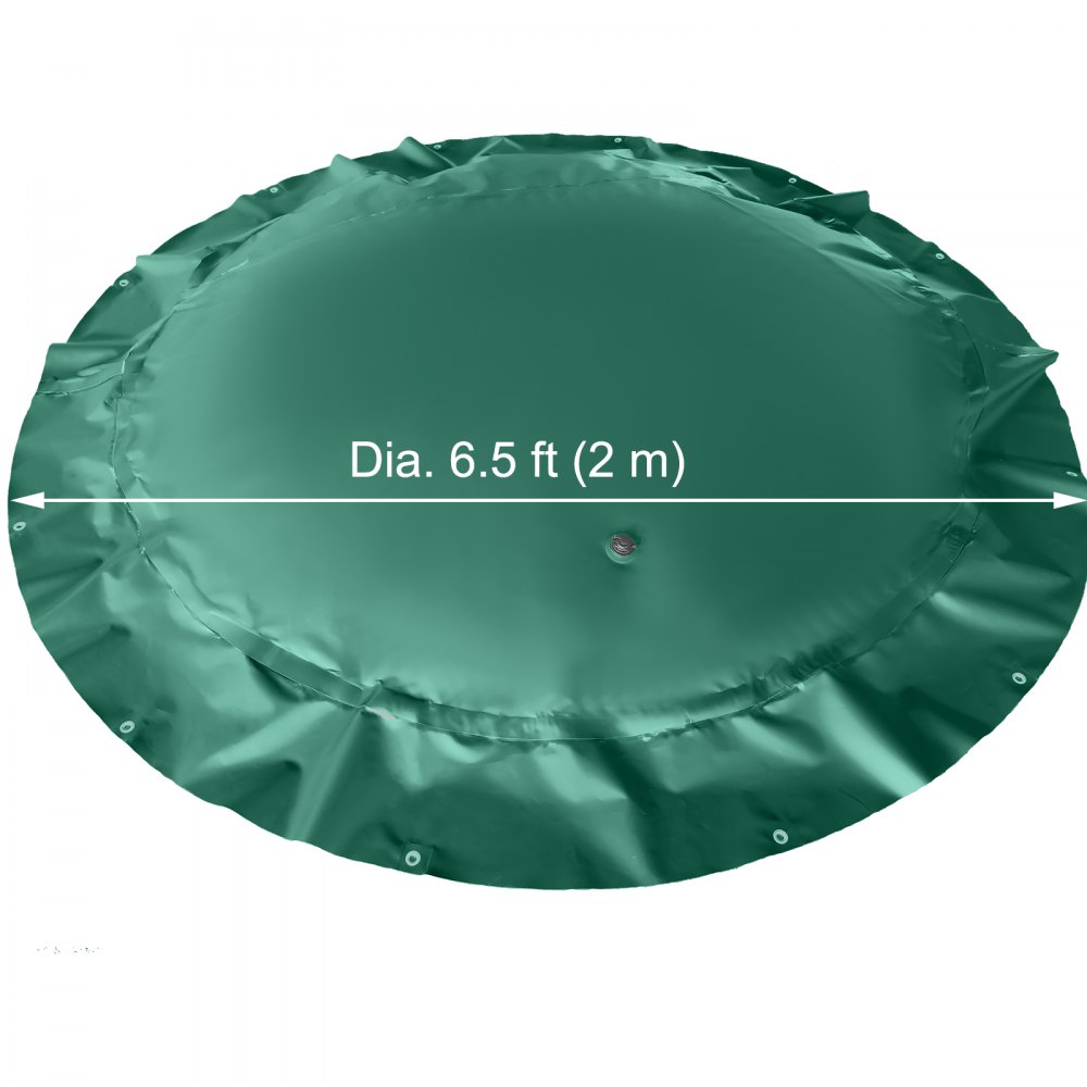 Vevor Copertura Gonfiabile Rotonda Verde Per Piscina Da 2m Telo Piscina Esterni