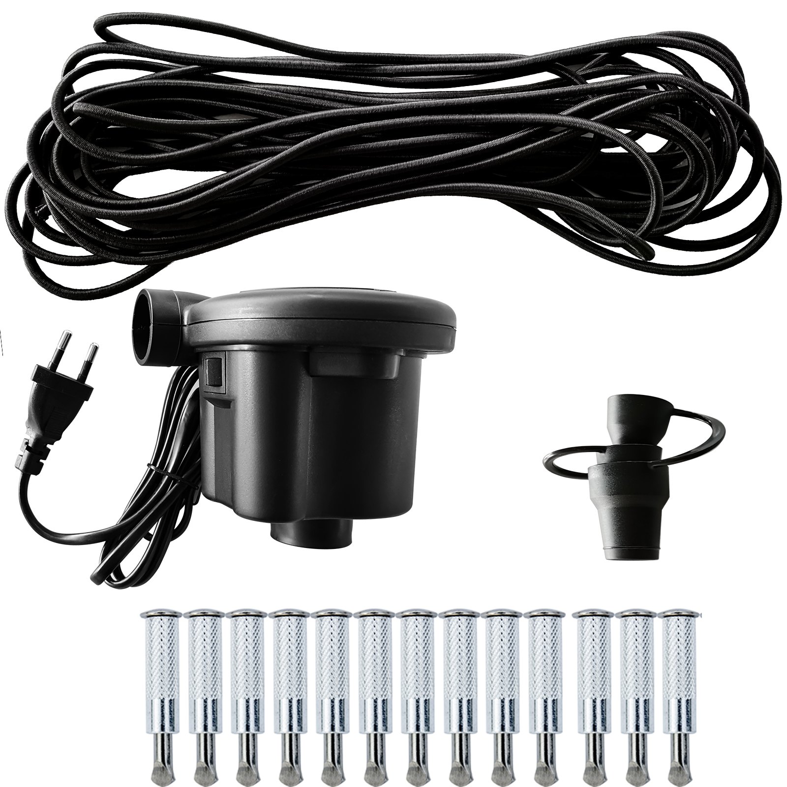 Vevor Copertura Gonfiabile Rotonda Verde Per Piscina Da 2m Telo Piscina Esterni