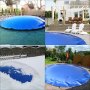 VEVOR Copertura Gonfiabile Rotonda per Piscina in Blu con Pompa ad Aria Elettrica, 3,5 M Diametro per Telo di Copertura per Piscina in PVC, Coperchio di Piscina Interrata per Casa, Giardino e Hotel