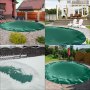 Vevor Copertura Gonfiabile Rotonda Verde Per Piscina 3,5 M Telo Piscina Esterni