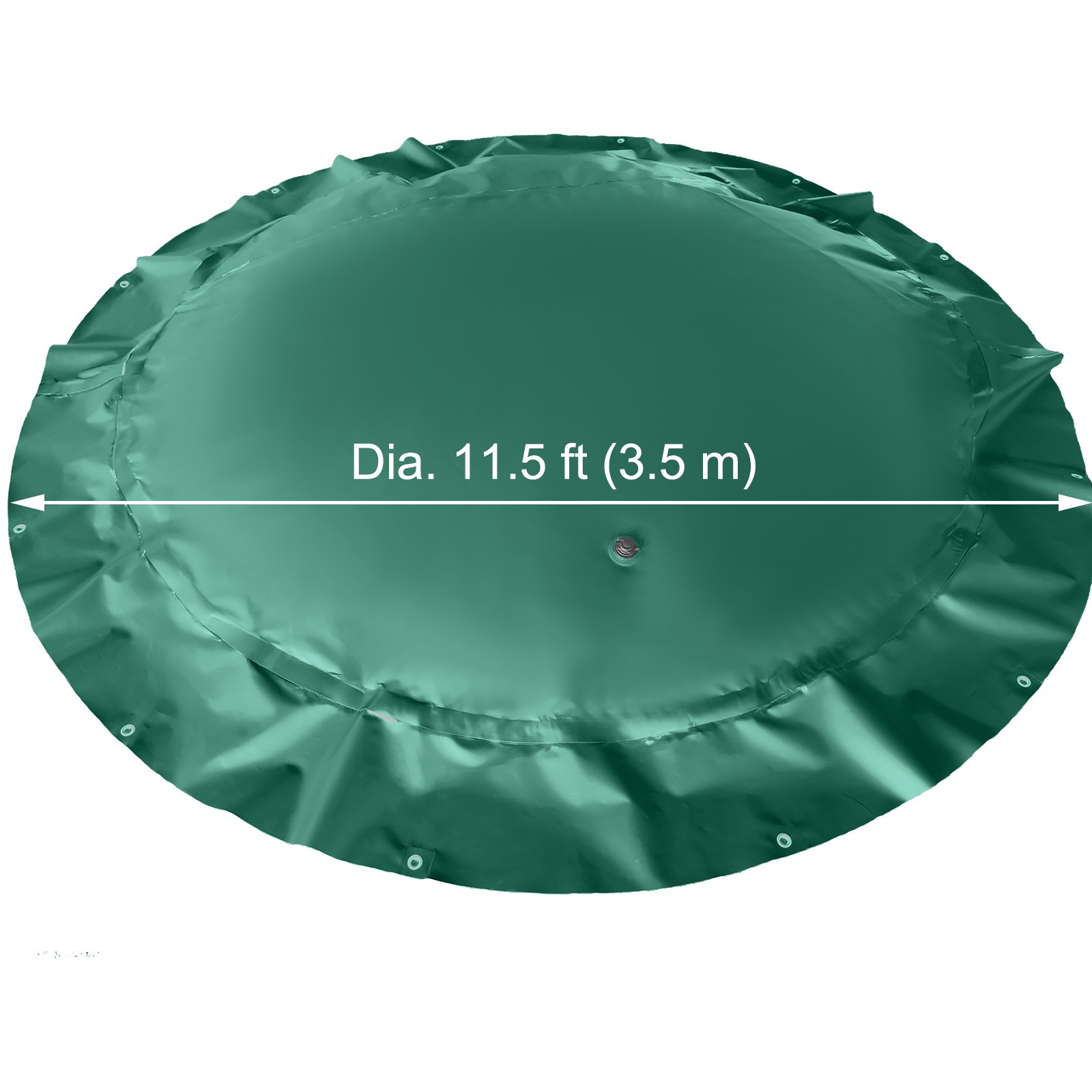 Vevor Copertura Gonfiabile Rotonda Verde Per Piscina 3,5 M Telo Piscina Esterni