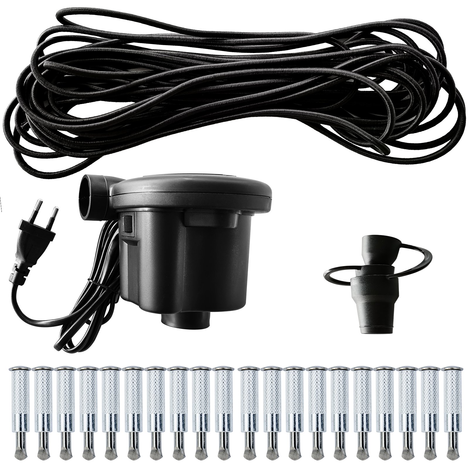 Vevor Copertura Gonfiabile Rotonda Verde Per Piscina 3,5 M Telo Piscina Esterni