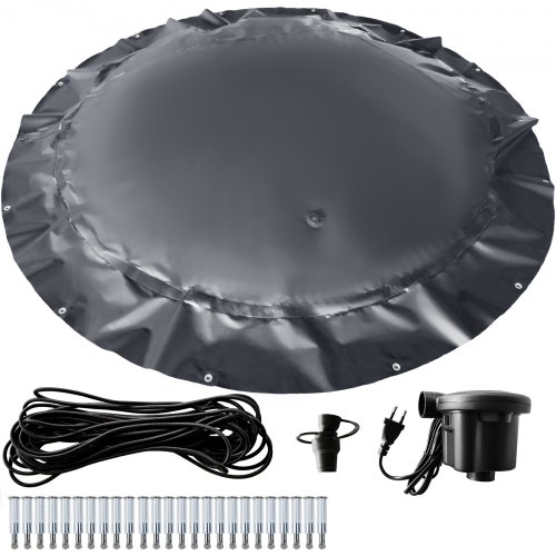 Vevor Copertura Per Piscina Gonfiabile Rotonda 4,5m Telo Piscina Esterni In Pvc