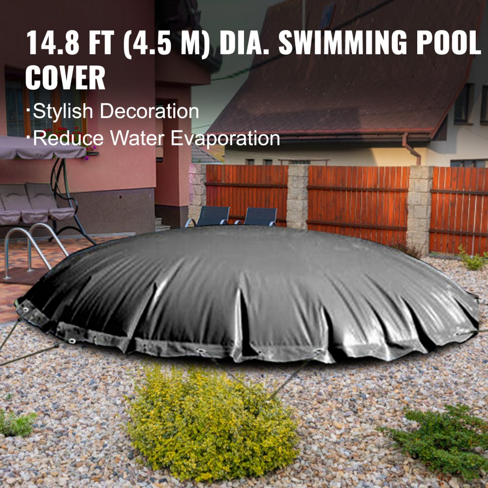 Vevor Copertura Per Piscina Gonfiabile Rotonda 4,5m Telo Piscina Esterni In Pvc