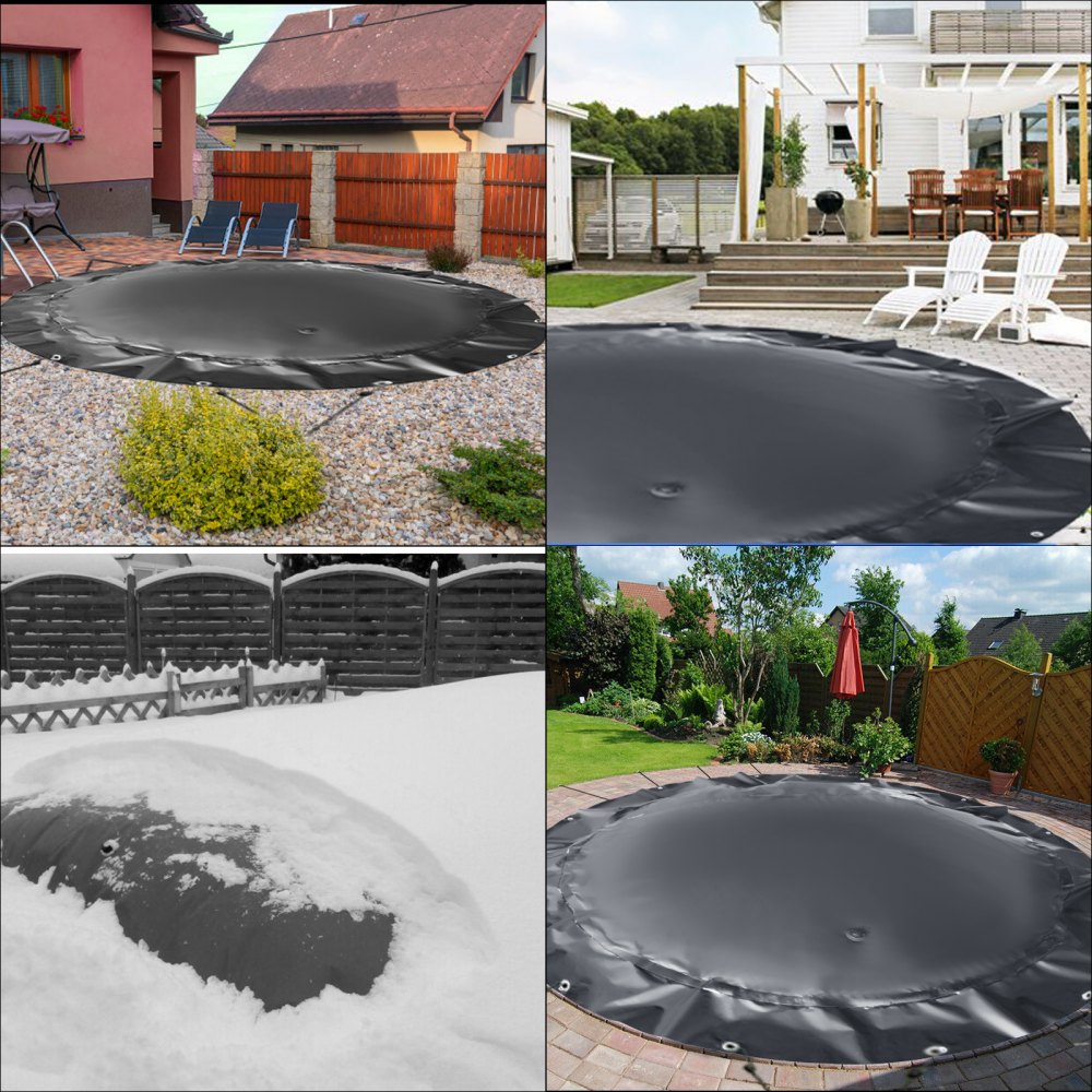 Vevor Copertura Per Piscina Gonfiabile Rotonda 4,5m Telo Piscina Esterni In Pvc