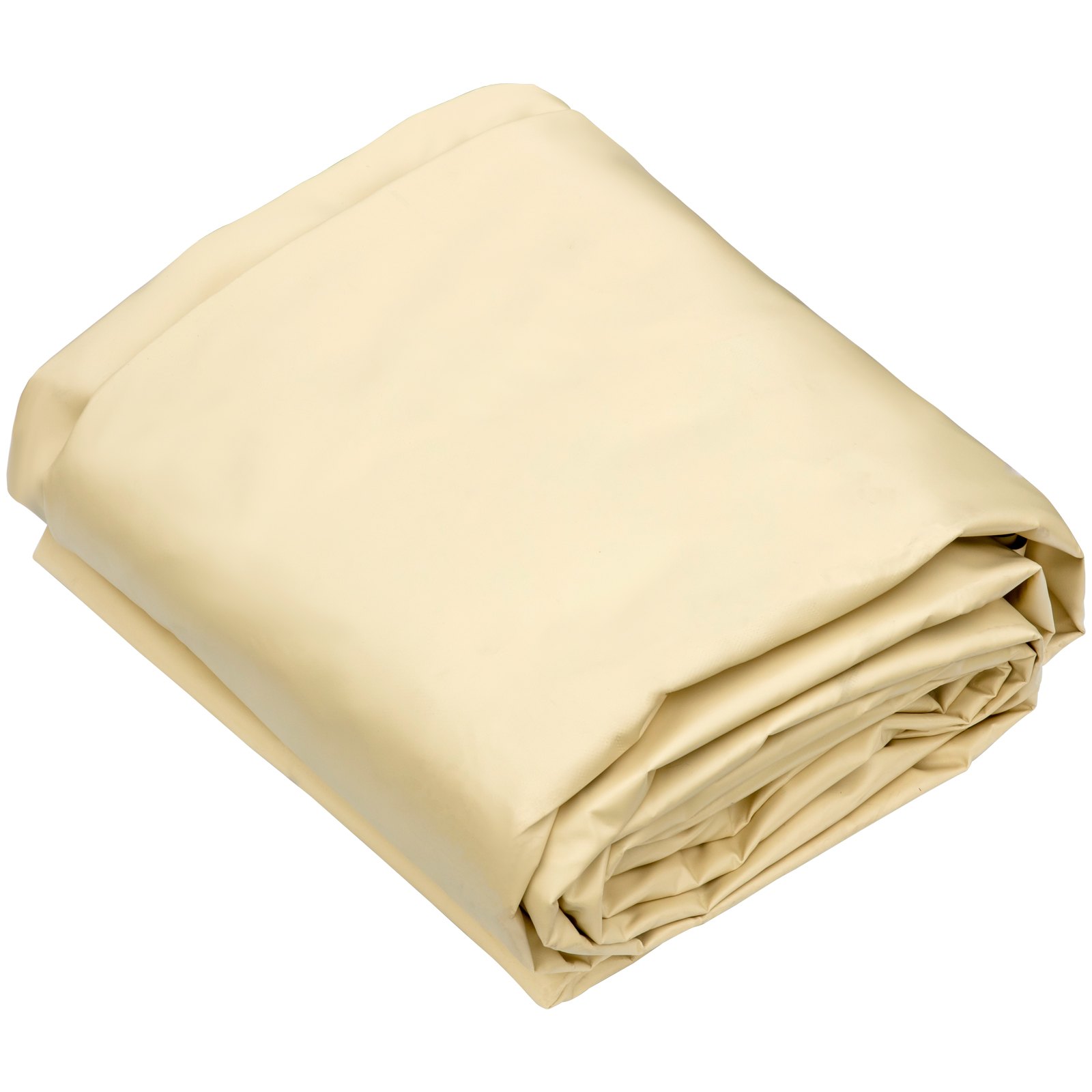 VEVOR Copertura di Sicurezza per Piscina,Telo di Copertura per Piscina Rettangolare in Polipropilene, Coperchio Rettangolare di Piscina Interrata per Casa Giardino Hotel Ingegneria (Dia 4.5m, Beige)