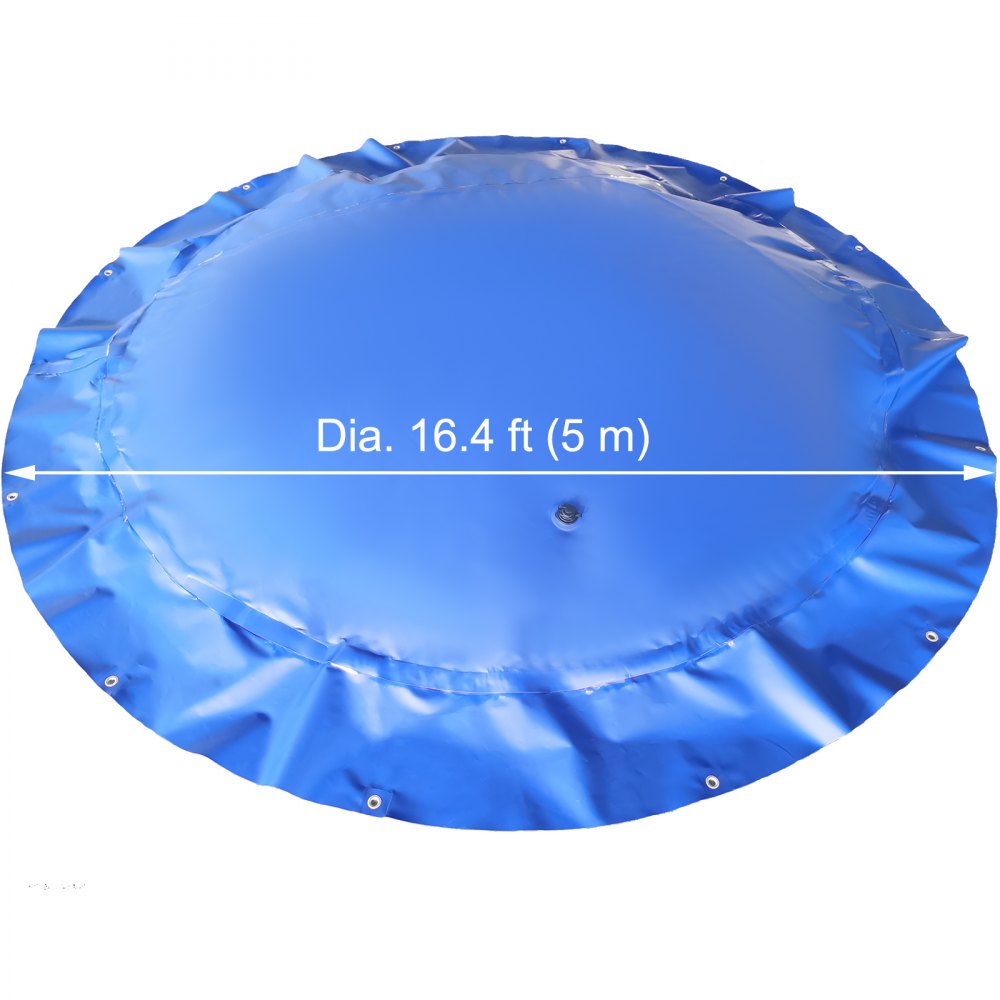 Vevor Diametro Da 5m Blu Copertura Per Piscina Esterni Copri Piscina In Pompa