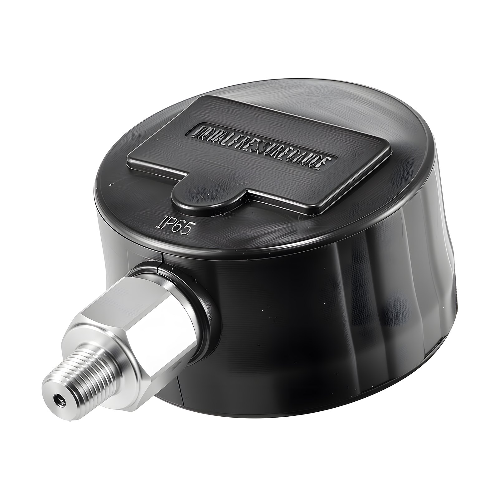 VEVOR Manometro Idraulico Digitale, Sensore di Pressione Idraulica 0-700 Bar, Tester Manometro con Ingresso Base NPT per Macchinari Edili Escavatrici, Alloggiamento in Acciaio Inossidabile