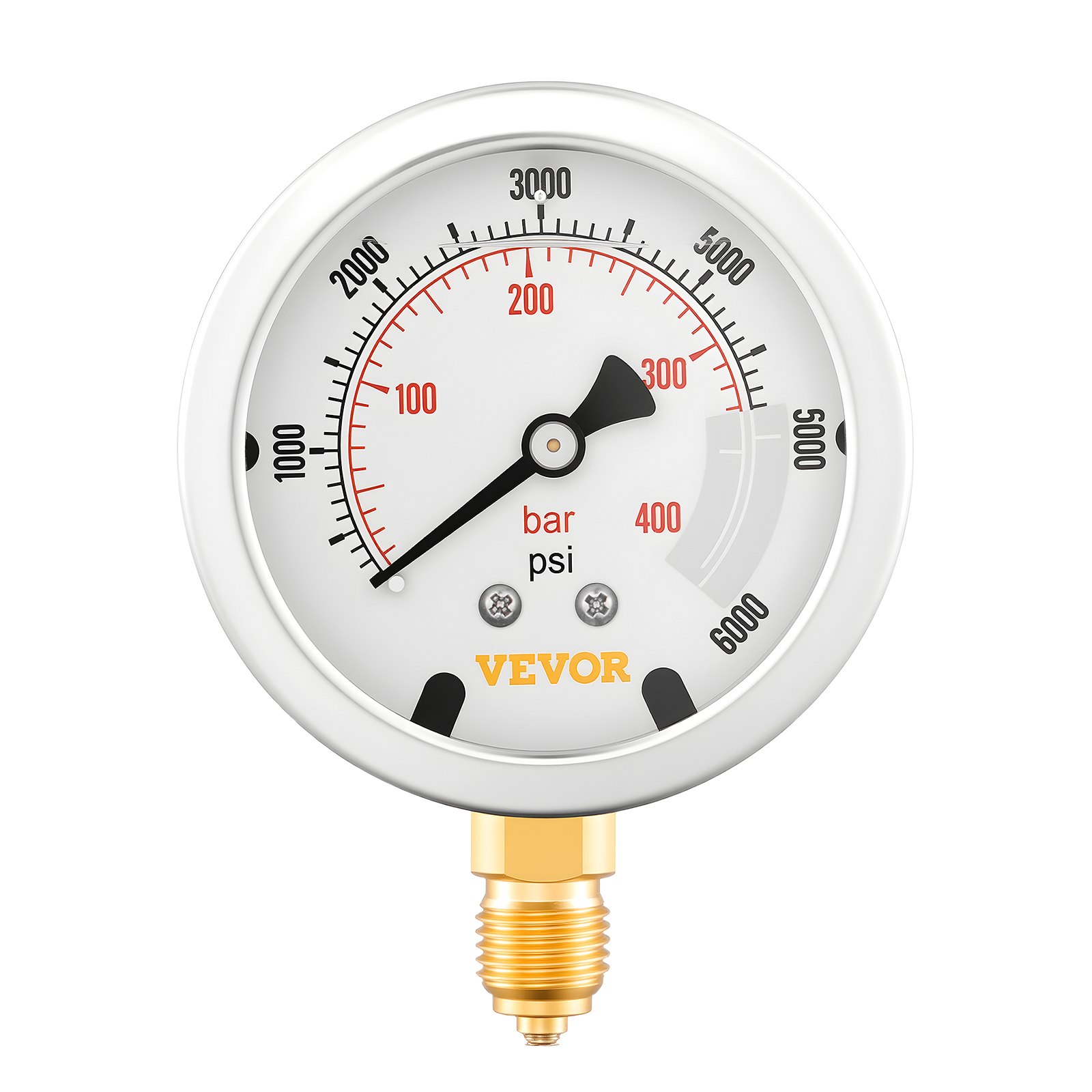 VEVOR Hydraulic Pressure Test Kit, 10/60/160/400/600 Bar (150/900/2300/6000/9000 PSI), Hydraulic Gauge Kit 5 Gauges 20 Couplings 4 Quick-Release Couplers 3 Hoses for Excavator Construction Machinery