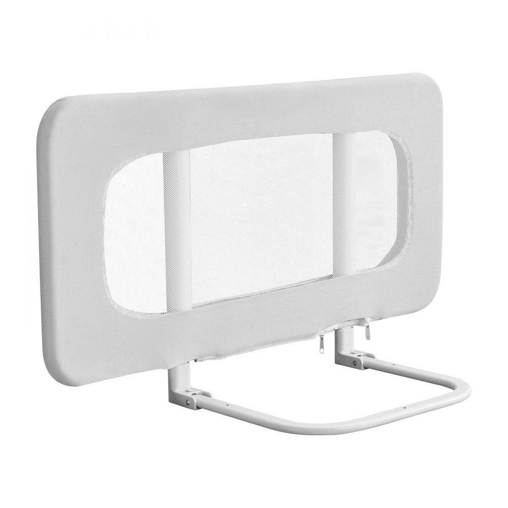 VEVOR Sponda per Letto per Bambini Lunghezza 80 cm, Barriera per Lettino per Neonati con Tubo di Ferro Rinforzato, Tessuto Oxford, Altezza Regolabile 45-67 cm, per Materassi di Spessore 5-30 cm