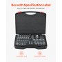 VEVOR DIN Raccordi Idraulici 64 PZ Kit di Raccordi per Tubi Flessibili Tubazioni
