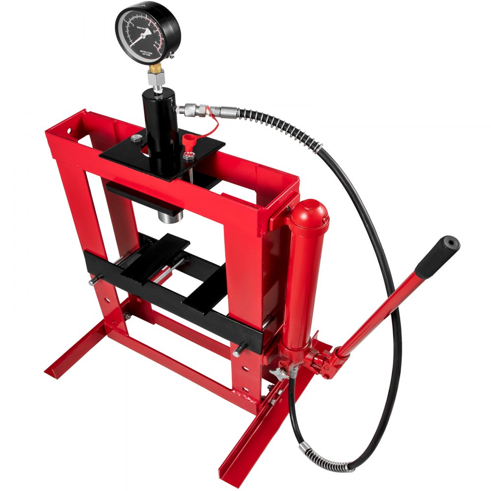 Pressa Idraulica Da 10 Tonnellate Per Officina H-frame 22046 Lb Con Piastre