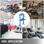 VEVOR Pressa Idraulica 20T, Pressa Idraulica per Officina, Pressa per officina, Pressa Idraulica Officina, Forza di Pressione, Pressa da Pavimento, Colore Blu, con Pompa Idraulica Separata,