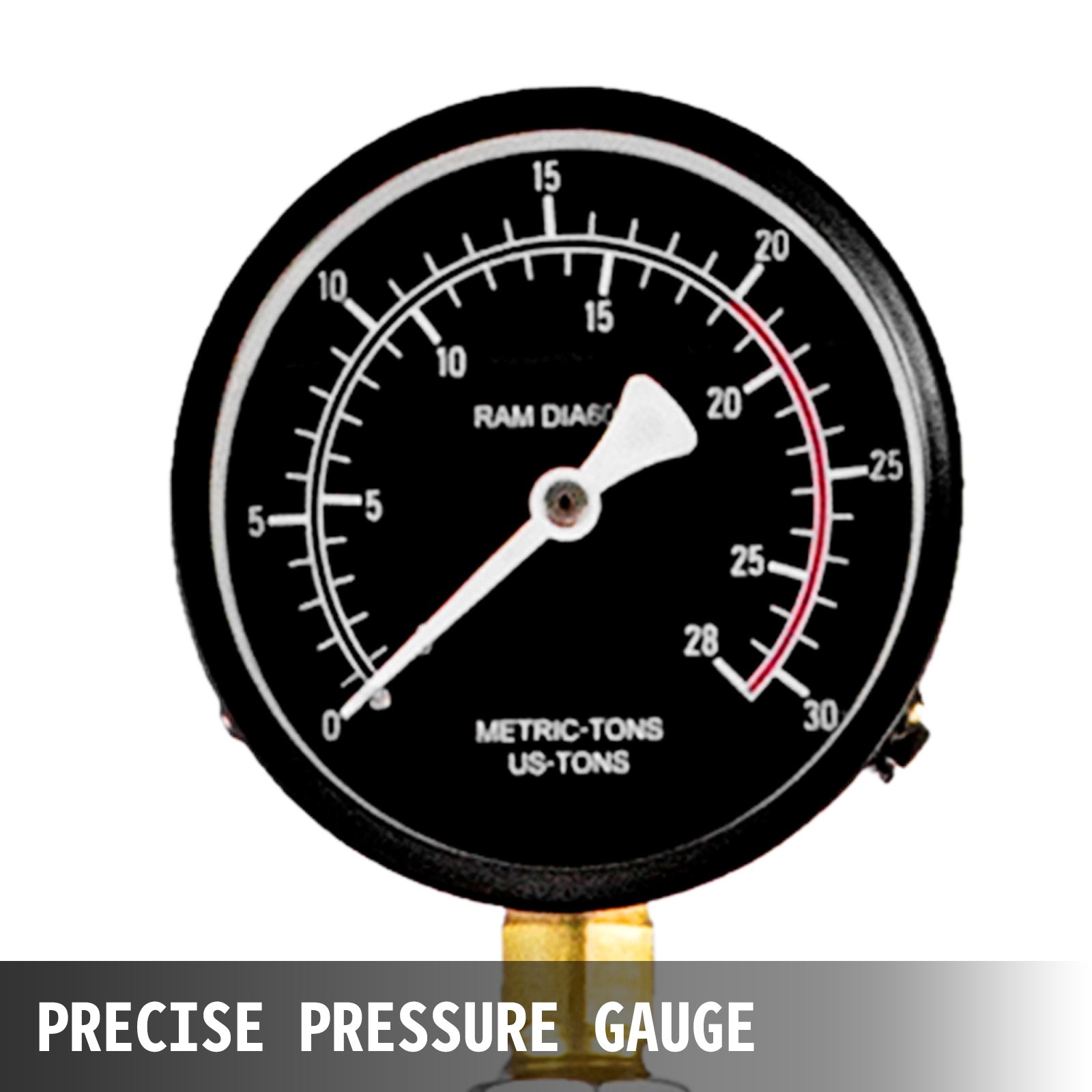 VEVOR Pressa Idraulica 20T, Pressa Idraulica per Officina, Pressa per officina, Pressa Idraulica Officina, Forza di Pressione, Pressa da Pavimento, Colore Blu, con Pompa Idraulica Separata,