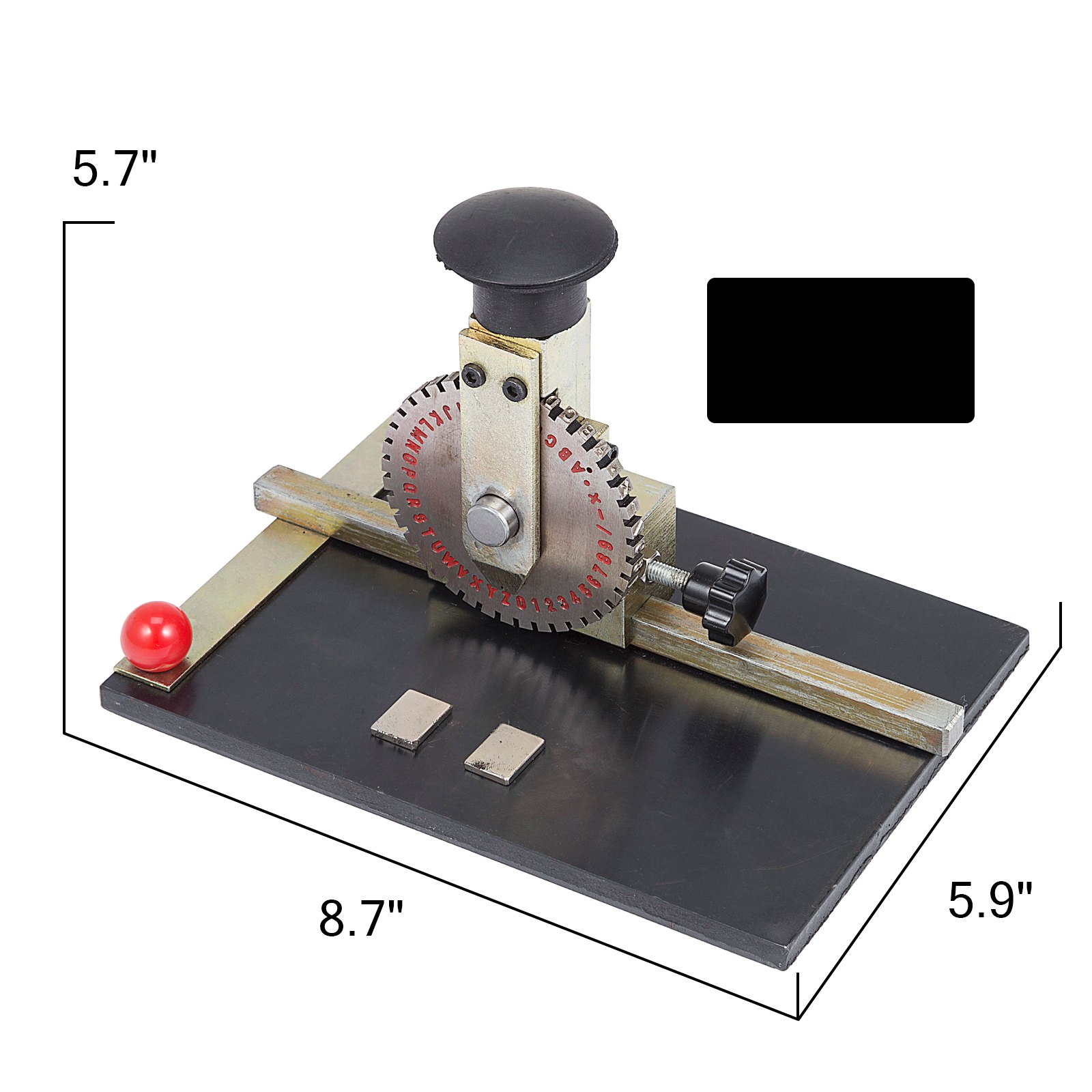 Macchina Per Incisione Manuale Dog Tag Printer 4mm 58-60hv Metal Embosser