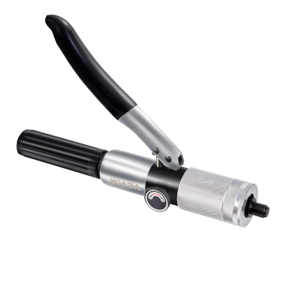 VEVOR Kit Espansore Manuale Idraulico per Tubi 7 Teste di Espansione 3/8"-1-1/8" in Valigetta, Espansore per Tubi Kit Strumento di Pressatura HVAC in Acciaio Temprato Tagliatubi in Lega di Alluminio