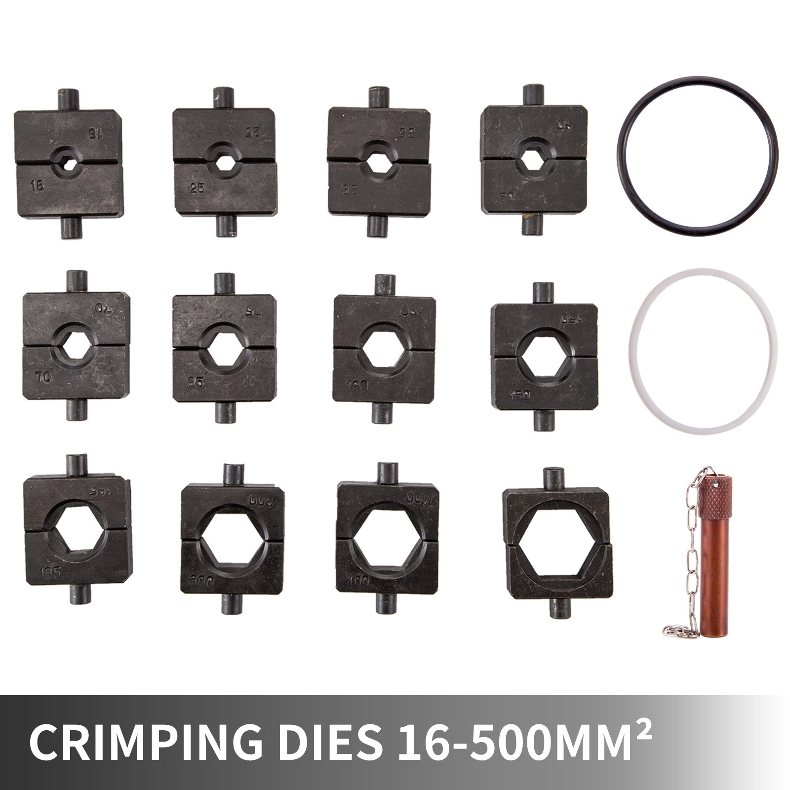 Pinza Crimpatrice Piegatore Idraulico 16-500mm² crimpare Cavo Elettrico Fili 18t