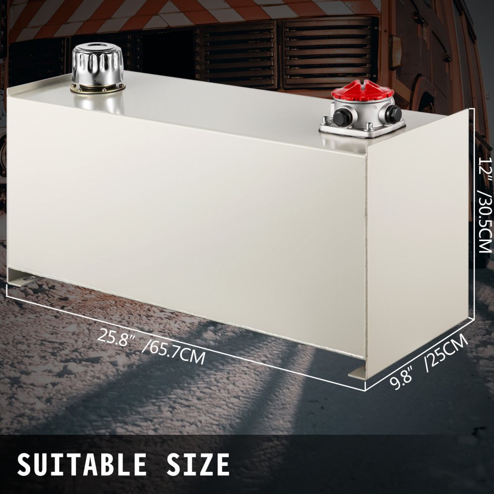 Serbatoio Dell'olio Idraulico 40l Bianco Con Termometro Anticorrosivo Durevole