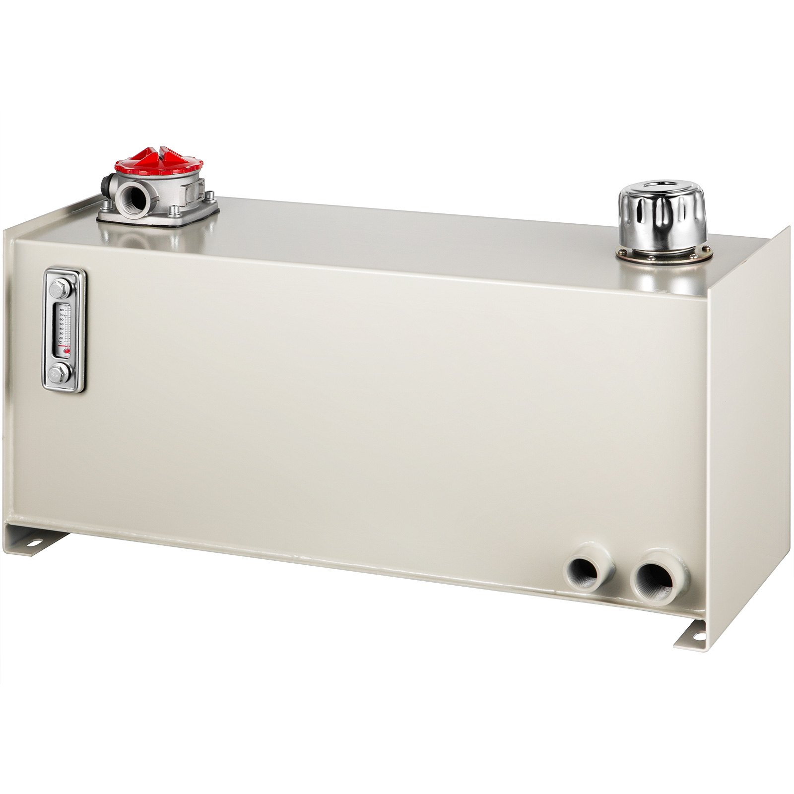 Serbatoio Dell'olio Idraulico 40l Bianco Con Termometro Anticorrosivo Durevole