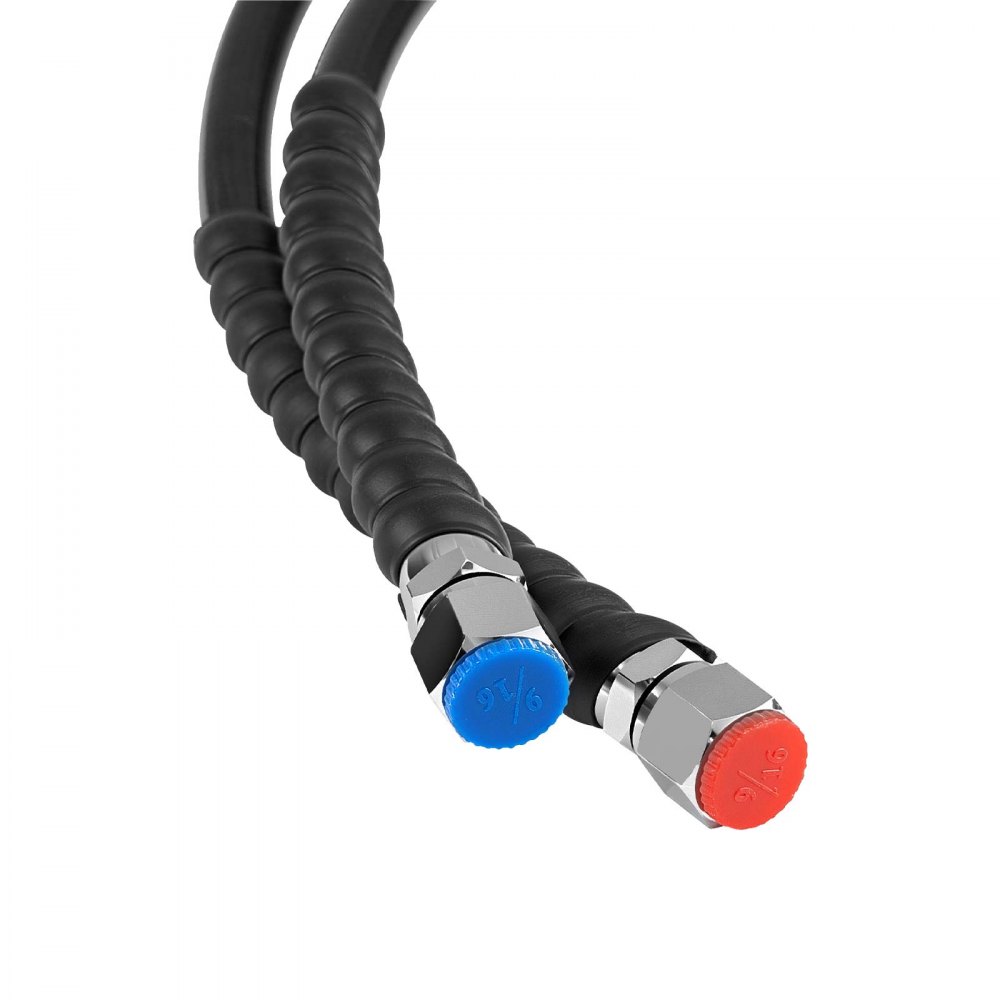 VEVOR Kit Timoneria Idraulica per Motori 150 CV, Sistema di Sterzo Idraulico per Barche Fuoribordo, Pompa del Timone da 6,9 MPa/1000 PSI, Cilindro di Bloccaggio Bidirezionale e Tubi Flessibili