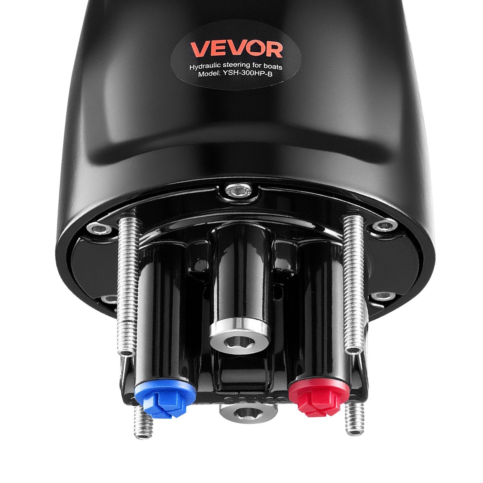 VEVOR Kit di Sterzo Idraulico per Motori Potenza max. 300 CV Sistema di Sterzo Idraulico per Barche, con Pompa del Timone da 1000 PSI Corsa 200 mm Capacità del Cilindro 142mL, Barca, Fuoribordo