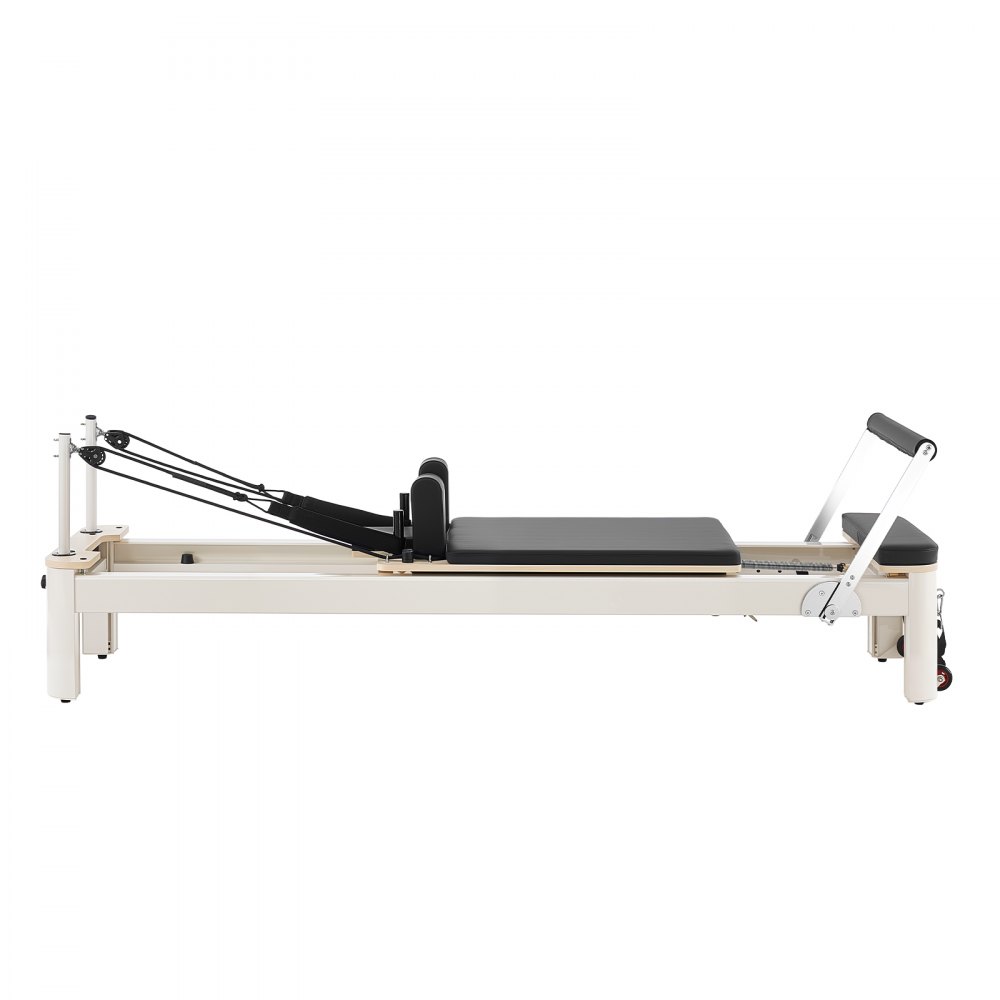 VEVOR Pilates Reformer Pieghevole Lunghezza 2,3m Telaio Lega di Alluminio Attrezzatura per Allenamento Fisico, Pedana Pilates da Palestra, Esercizio per Forza, Mobilità, Flessibilità, Controllo Corpo