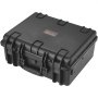VEVOR Hard Case for Pistols with Pre-Cut Liner, Waterproof and Dustproof Hard Case for 5 Pistols, 18.9 × 16.3 × 8.5 Inch Lockable Pistol Case, Black