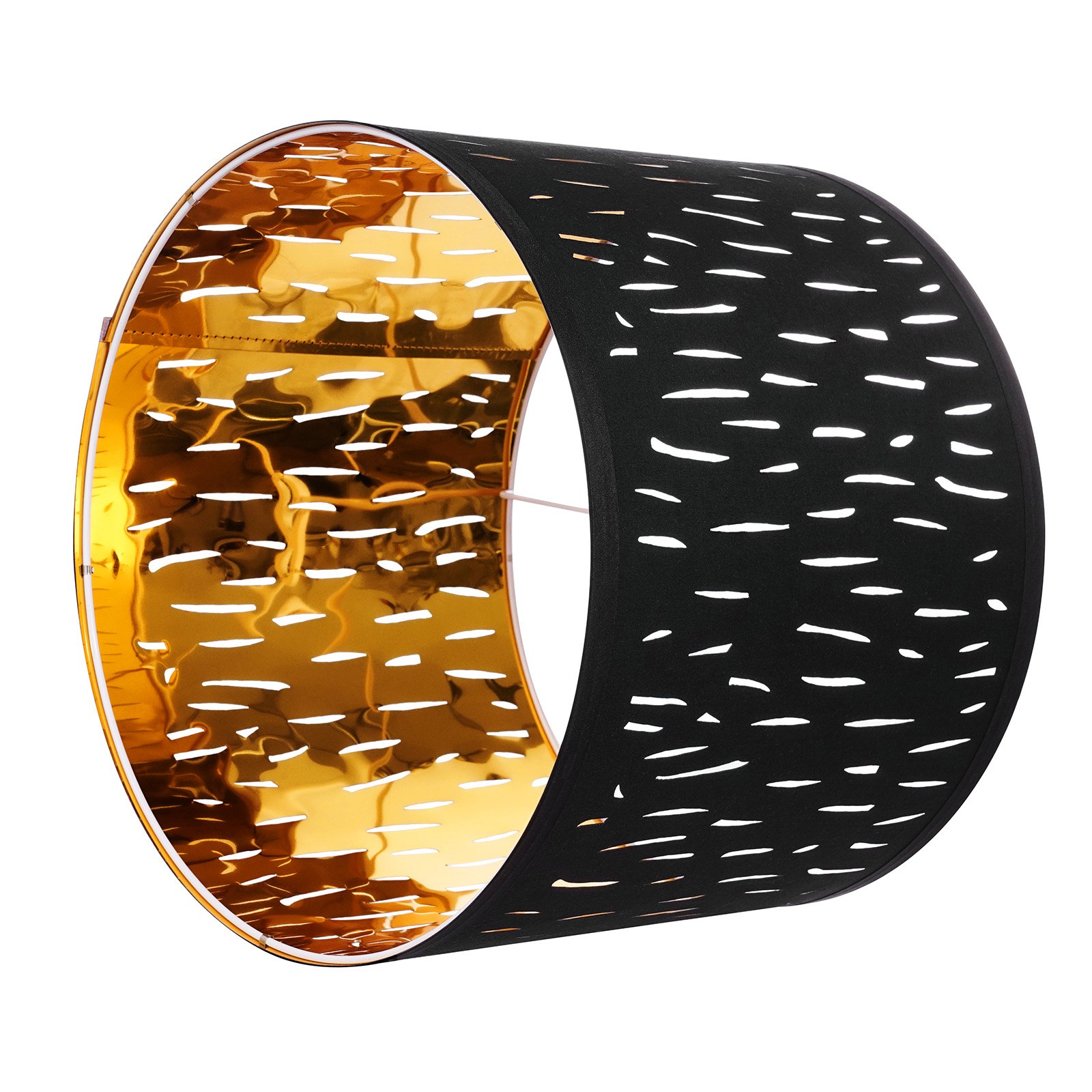 VEVOR Paralume a Tamburo, Set da 2 Pezzi Copri Lampadine con Arpa 330 x 330 x 250 mm, Paralume di Ricambio per Lampade da Tavolo, Lampade da Terra Lampade a Sospensione, Colore Nero